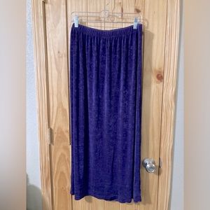 Rough Rider by Circle T western-style midi skirt in vibrant purple